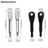 Tournevis à fentes à fente portable Set Keychain Keychain Mini Pocket Keyring Vis Rid Treater Tool Gadget Edc Small Cross