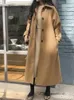 Wool Blends Women's Cotton Padded Thickened Winter Latest Korean Version Long Loose And Thin Coat Women Autumn En Clothing 230107