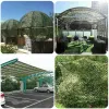 Schuilplaatsen versterkte militaire camo netto jagen camo netto auto tent gazebo schaduw net witte camo true blauw groen zwart beige wit 2x2m4x5m