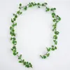 Decorative Flowers Faux Greenery Decor Realistic Artificial Green Vine Garlands For Home Wedding Garden Indoor/outdoor Plastic Climbing