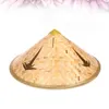 Berets Kindergarten Painting Hat Oriental Asian Chinese Farmhouse Vintage Conical Toddler DIY Farmer Cap 36 X 18