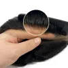 Toupees Super Breattable French Lace Hair System All Bleached Knotted Hair Protese For Men All French Lace Human Hair Toupee