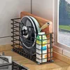 Keuken opbergkastje onder-zink rack tabelgerei pan deksel houder pot kruiden organizer gootsteen accessoires