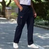 Pantaloni da uomo Attività all'aperto pantaloni Canca cargo con vita elastica multi per ogni giorno