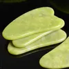 Massage Stones Rocks Jade Guasha Massage Board Natural Stone Gua Sha Scraper Tool Beauty Tool Health Care Meridian Straming Plate Perdre du poids Masseur Spa 240403