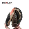 Dekabr Leather 254 verão genuíno romano casual sapatos planos homens praia andam sandálias Gladiator Plus Tamanho 38 ~ 48 5