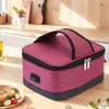 Dinnerware USB Portable Electric Heating Container Car Picnic Bag Outdoor Bento Insulation Pouch For Travel Camping