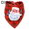 Dog Apparel oimg Natal Cães pequenos cães bandana Papai Noel Papai Noel Bibs Lenço de Bibs para animais de estimação Triângulo Acessórios do Triângulo