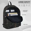 Backpack Royal Alien Hiéroglyphics Backpacks Boy Bookbag Students Sac à école Cartoon Rucksack Travel Touple Grand Capacité