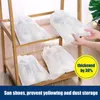 Sacs de rangement 50pcs poussière de chaussure Anti-jaunissement Boîte à étanche à l'épreuve d'humidité avec bottes à cordon pour accessoires pour la maison