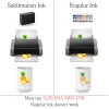 Papier 50 Blätter Sublimation Paper A4 für Wärmeübertragung DIY -Geschenk kompatibel mit Tintenstrahldrucker mit Sublimation Tinte 100g für Tassenbecher