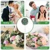 Dekorativa blommor 2 datorer Bouquet Plastic Holders Tillbehör för behållare Floral Flower DIY Brudhandtag Bröllopsmaterial Brudvas