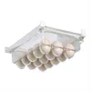 Cucina Memozer Organizzatore Organizzatore Frigorifero Egg Frigorifero Scatola di cassetti sott-scaffali Fresh-Keeping A