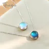Ожерелья Thaya 2023 S Sterling Sier Crystal Countals 45 см моды подвесной подвеска для женского ожерелья.