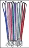 ألوان الحلوى حزام رقبة راينستون كريستال الحبل مع مقطع معدني متعدد الألوان الماس لانيارد لبطاقة هوية الهاتف الخلوي 6082231