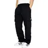 Pantalons pour hommes Sports et décontractés avec velours tie pieds garde multi-lacets de poche