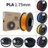 Fotografia Wysoka jakość 3 kg PLA Filament 1,75 mm 3D Materiał z druku plastikowy Brak bąbelkowy ekologiczny kolor wielokrotny dla drukarek 3D 3D