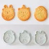 Baking Moulds Christmas Graphics Mold Three-dimensional Hand Press Tool Easy Launch Cookie Food Supplement Cake Tools To Form