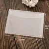 Geschenkverpackung 10pcs Grußkarte Halbtransparente Umgebungen Perlenpapier DIY Hochzeitsbusiness Fenster Postkarte Aufbewahrung