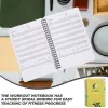 Calendario Fitness Punch Book A5 Pianificazione Notebook diario Men Pocket Notepad Controllo Planner Pianificatore Women Women Livel