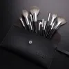 KITS Beili Professional Makeup Brushes Fan Powder Foundation Blush Soft Nano Fiber Hair الحاجب 12 PC