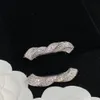 2024SS Designer Letter Nail Pearl 18K925 Silver Design Fashion Style Women's Crystal Water Diamond Pearl Classic Earrings Wedding Party Jewellry Luxury Brand