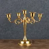 Kerzenhalter Dekorative Candelabra Vintage Duftständer für Blumen Gläser Candelabros Hausdekoration FG09