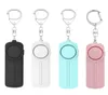 130db Safe Sound Personal Alarm Keychain Bright LED Light SelfDefense Emergency Alert Key Ring For Women Children8015237