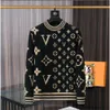 Erkek Sweaters Designer Lüks Ceket Erkek Kazak Sonbahar Kış Mektubu Jacquard İnce Fit Kültürel Hoodie Pullover Örgü Kişiselleştirilmiş