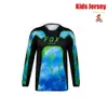 Kids Downhill Off Road Racing Tshirt Mountain Bike QuickDry BAT FOX Childrens Motocross Child Clothes 240403