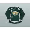 Gdsir Custom EVERETT SIERTIPS MAGLIA HOCKEY VERDE NUOVA Top Ed S-M-L-XL-XXL-3XL-4XL-5XL-6XL