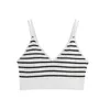 Yoga Outfit Summer Women Bra French Triangle Tube Top Top Seamless Bras senza cucitura Camisole Lalette senza schienale wireless