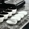 Scolle di tè Tazza di dosaggio del chicco CAPPA CAMERA DOSE DOSE CERAMICO CON GIODO IN INSOLESS PER IL MATCHA POLVOLA COVOLE ACCESSI DELLA CUSCINE