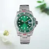 Hot Sell RLX Mens Watch AAAAA Designer Watches 40 مم DIAL الأسود التلقائي الأزياء الميكانيكية الكلاسيكية النمط الفولاذ المقاوم للماء الساعات مضيئة مضيئة تاريخ