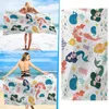 Serviette Bath Beach Creative Printing Suncreen Châle respirant à l'épreuve du vent chaud