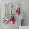 Boucles d'oreilles en lustre en pente