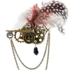 Bow Ties Vintage dişli broşlar Gotik steampunk yaka pim rozetleri metal zincir giyim takıları kadınlar ve erkek için emzirme