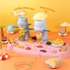 Mutfaklar Yemek Oyun Piggy Noodle Machine Aile Oyun Oyuncak Set Set Renkli Kil Plastik Dondurma Makinesi Kalıp Çocuk Oyuncakları 2443