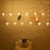 Stringhe SV-12 Star Tantain Lights 2,5 m da letto impermeabile per la casa per la casa Decorazione per matrimoni DEGAZIONI LED LED LIGHT LIGHT EU