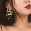 Boucles d'oreilles pendantes pour femmes, Vintage, Style chinois, Dragon, personnalité, animaux, Totem, bijoux de déclaration, année 2024