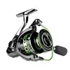 Allmetal Black Green Fishing Reel Freshwater Zeewater Dual Use Max Drag 12kg Spinning Duurzame karper Tackle 240401