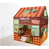 Cucine Play Food Kid Kid Tent Children Tentate Playhouse Indoor Outdoor Toy Play House per Boy Girl Perfect for Birthday Gift 2443