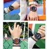 Armbanduhren Smael Luxury Dual Display Sport Uhr für die wasserdichte blaue blaue leichte LED von Männern männlicher Quarz -Militäruhr von Männern