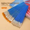 10/20/50 PCS Paint Brushes Set Acrylic with Flat Round Pointed Paint Brushes Craft Watercolor Oil Painting Brushes Art Supplies