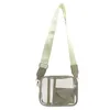 Torba przezroczysta PVC Clear Crossbody Torebka Unikalna torebka na ramię zatwierdza z zestawem portfeli PU do wielu zastosowań