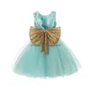 Girl'S Dresses Girls Princess Girl Wear Sleeveless Bow Dress For 1 Year Birthday Party Toddler Costume Summer Events Ocn Vestidos Drop Dhudi