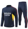 2023 24 Arsen Alfc Football Tracksuits Soccer Training Training Suit Men Kids Kit 22 23 24 G