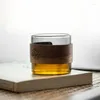 Bicchieri da vino 1 tazza da tè in vetro in stile giapponese, resistente al calore e alle scottature, tazza da caffè per uso domestico