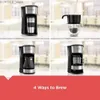 Coffee Makers Black+Decker CM0700Bz 4-in-1 5-cup Coffee Station CoffeeSmakeve roestvrij staal Y240403