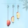 Disposable Flatware Pet Parrot Stainless Steel Feeder Fruit Corn Fork Toys Chicken Vegetables Holder Hanging Feeding Stick Accessories